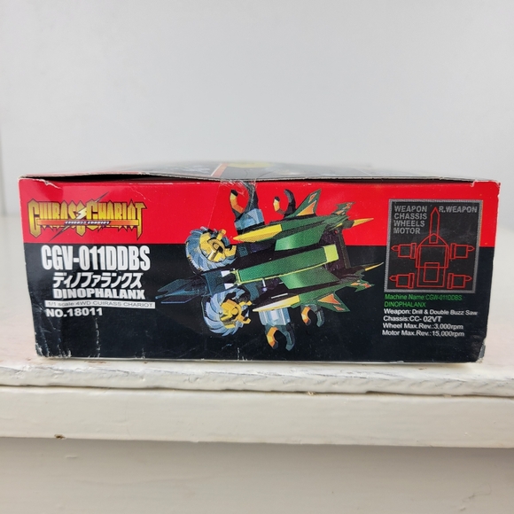 Crush Gear CGV-011DDBS Dino Phalanx Model Kit Bandai 2002 1/1 Scale 4WD New - Picture 10 of 14